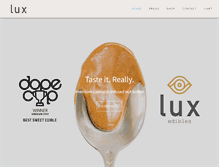 Tablet Screenshot of luxedibles.com